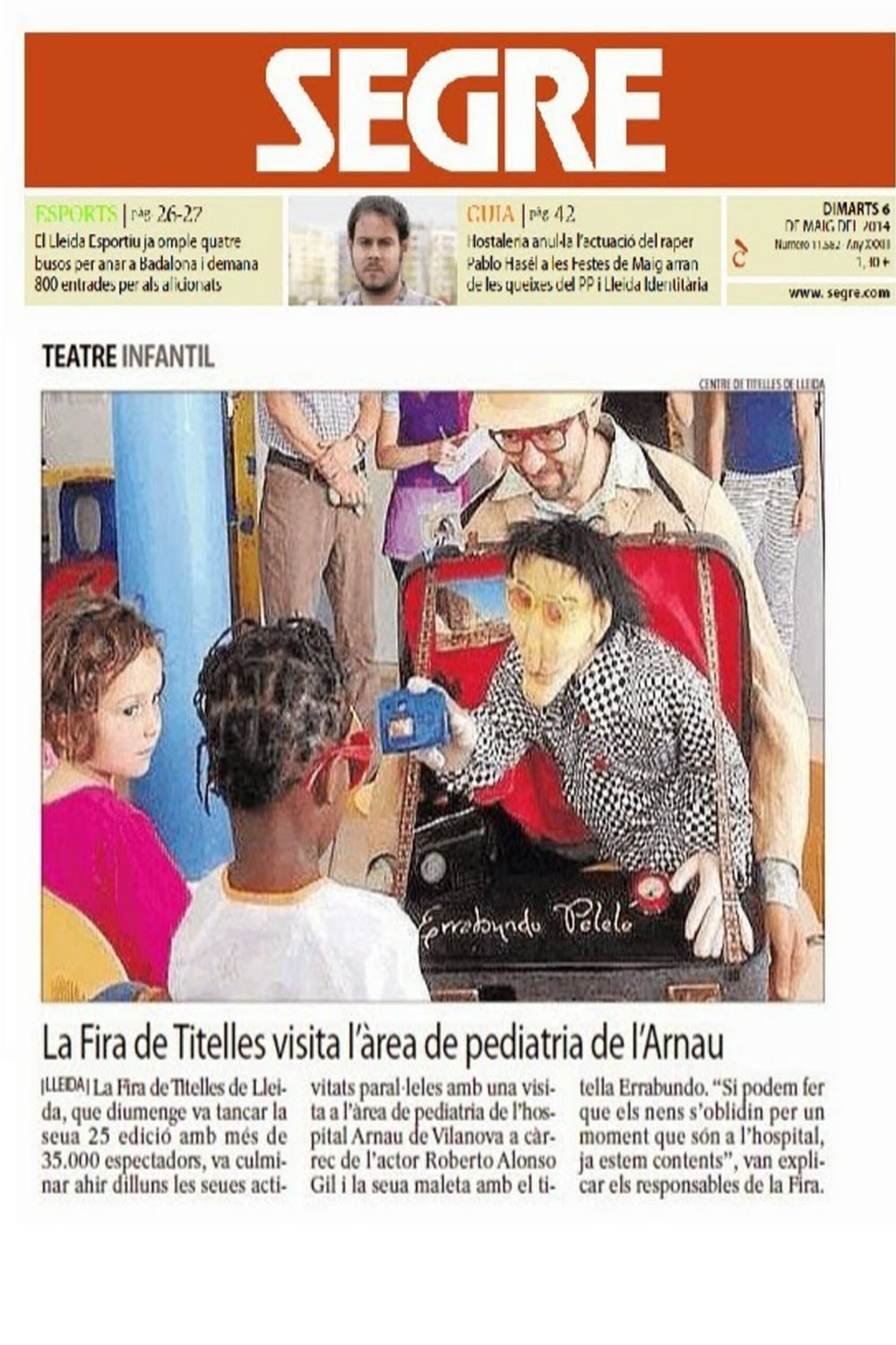 27 PORTADA SEGRE FIRA LLEIDA